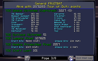 My X-Wing Kills.