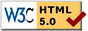 Valid HTML5