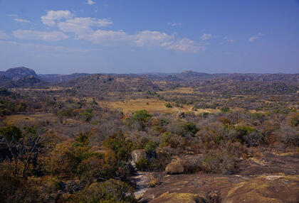 View from Nswatugi Cave