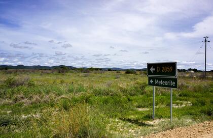 Meteorite sign