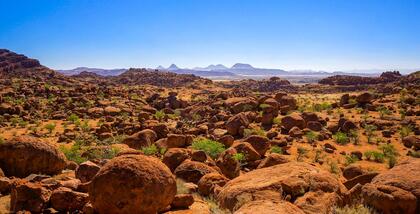 Granite boulders