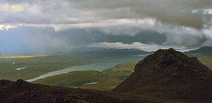View from the summit of Ben Loyal