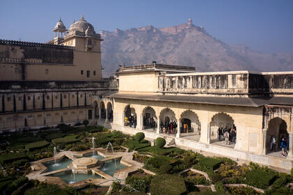 Courtyard, Amber Fort