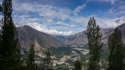 Rakaposhi from Karimabad