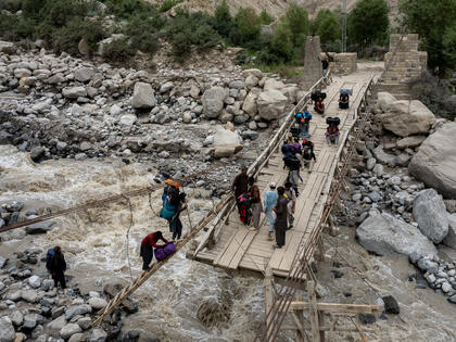 Collpased bridge