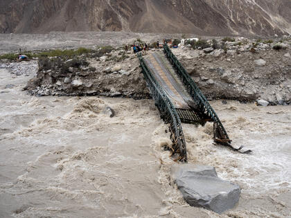 Downed bridge