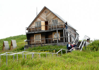 Cabin at Kurilskoye Lake