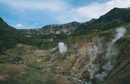 Geyser valley