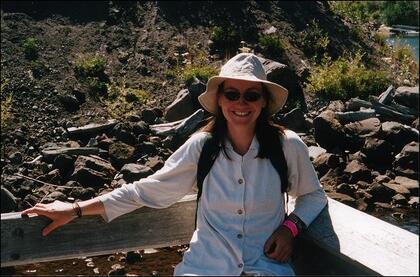 Anne at Coldwater lake